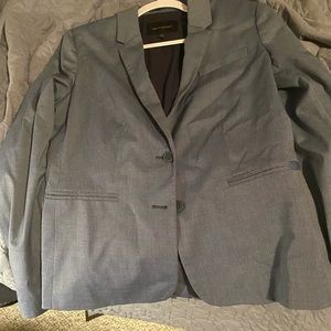 Banana Republic lightly checked blazer